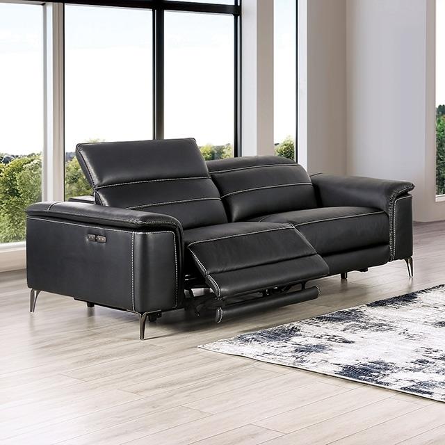 Furniture of America Ascona CM9927BK-SF-PM Power Sofa IMAGE 1